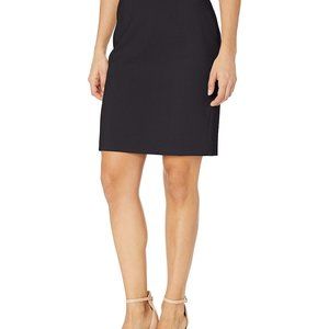 Women's Petite Lux Straight Skirt